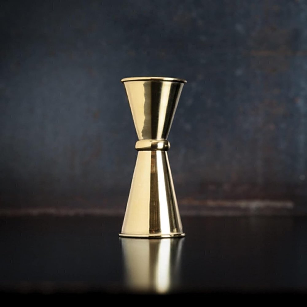 🛒$5 - Viski Small Gold Japanese Style Jiggers, Metallic